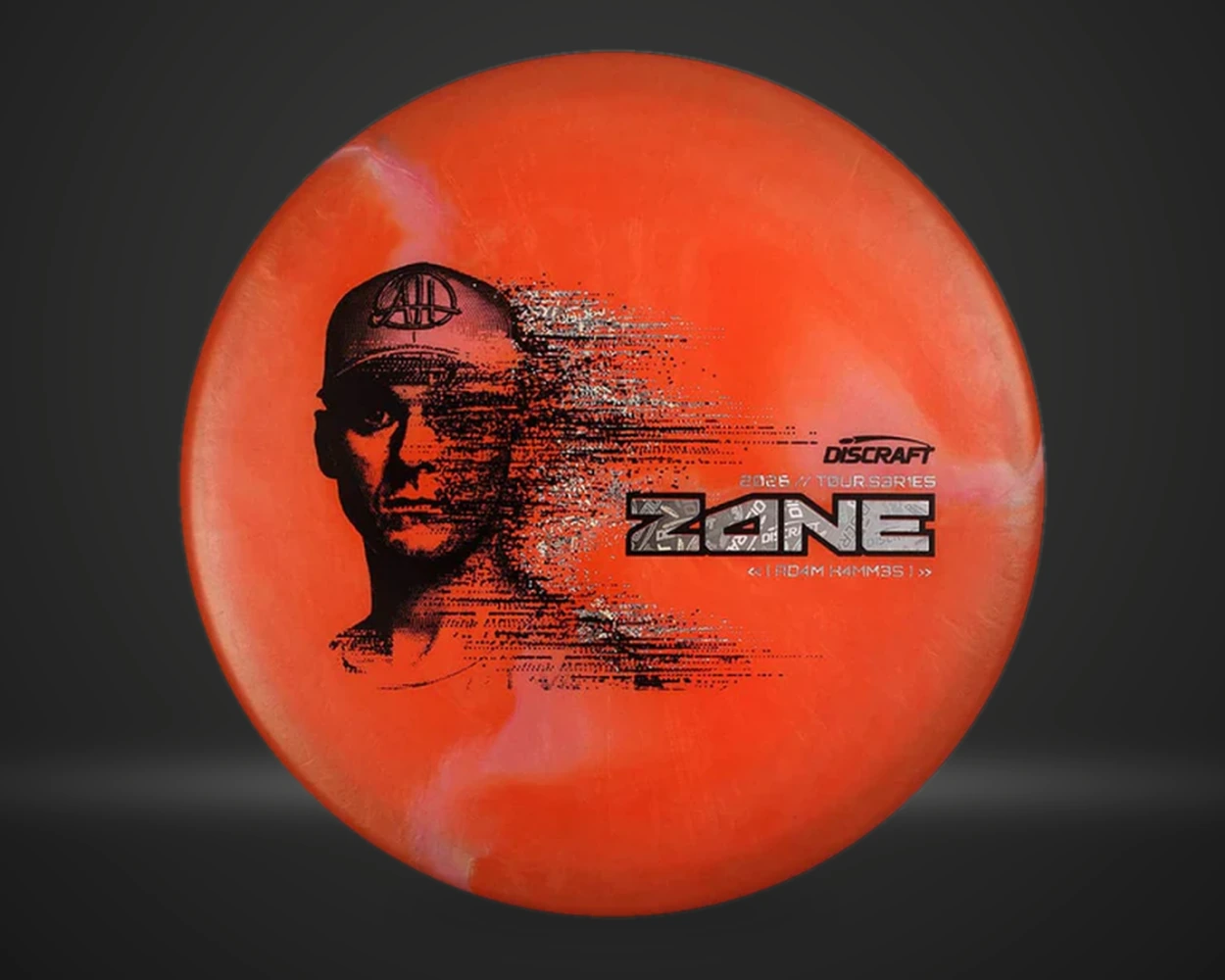 Ti Big Z Zone Adam Hammes 2026 putter i assortert farge, vist forfra på mørk produktbakgrunn
