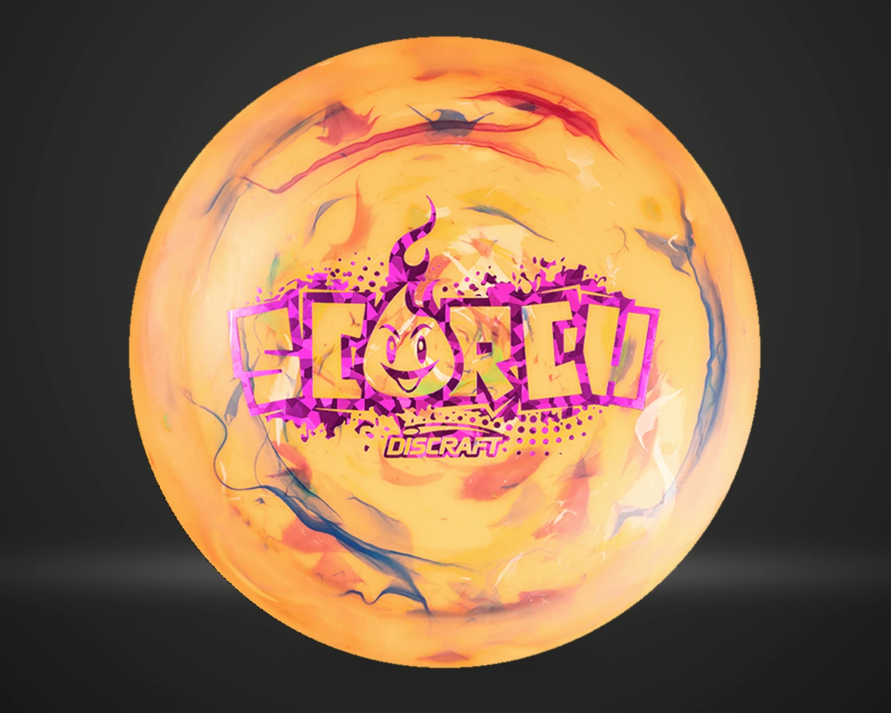 Jawbreaker Light Weight Scorch distance driver i assortert farge, vist forfra på mørk produktbakgrunn