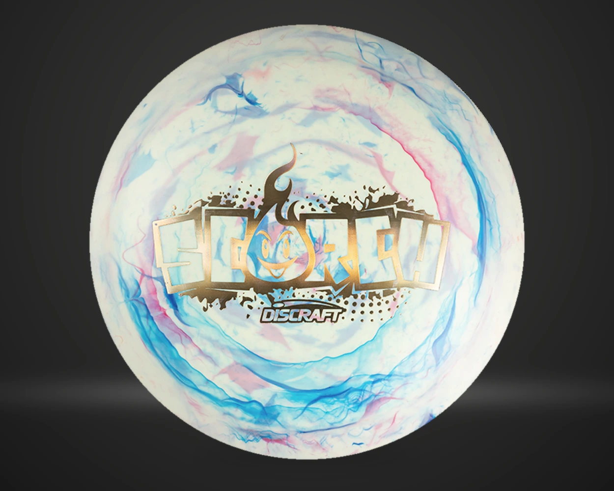 Jawbreaker Light Weight Scorch distance driver i assortert farge, vist forfra på mørk produktbakgrunn