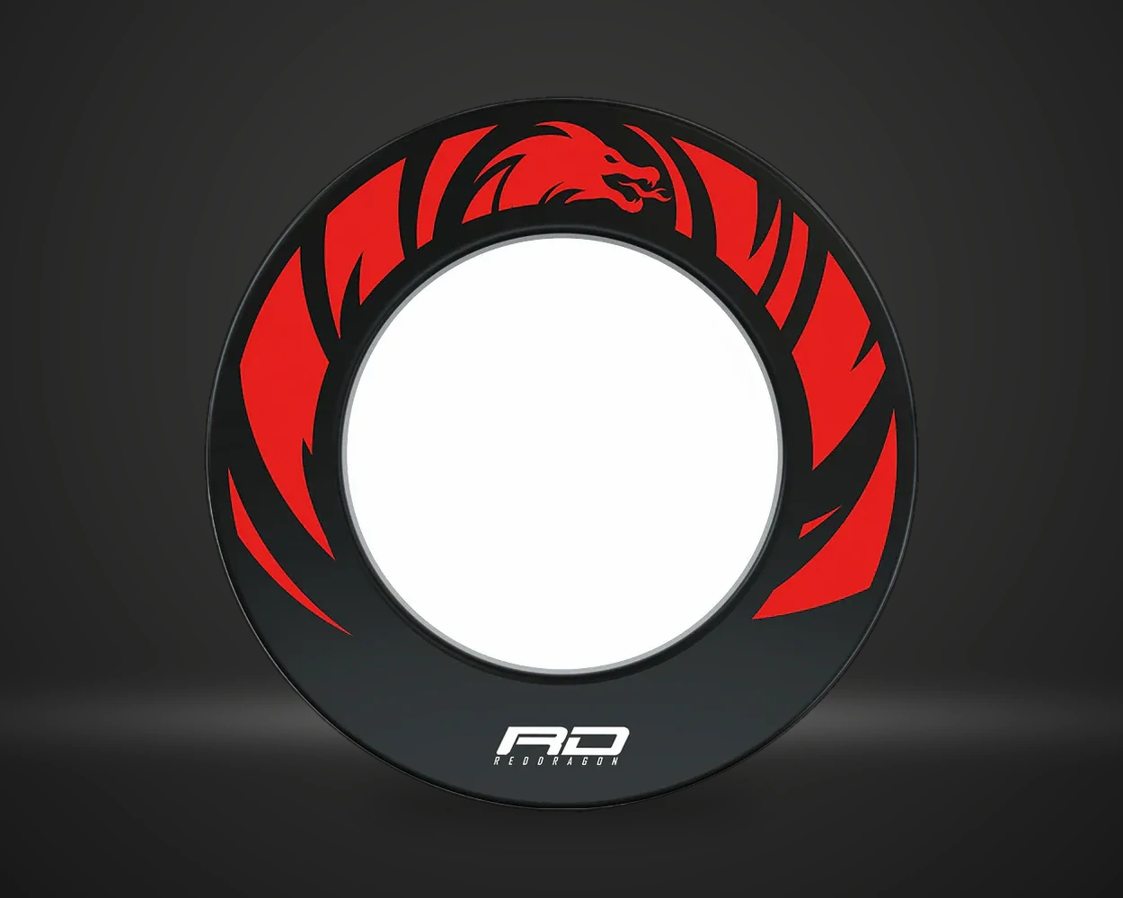 Red Dragon Branded Black Dartboard Surround