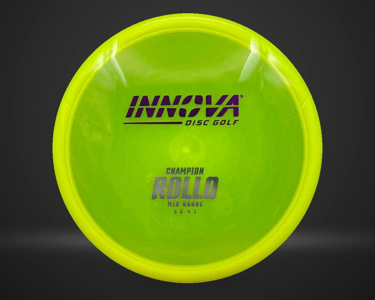Innova Champion Rollo, Midrange i gul, vist forfra