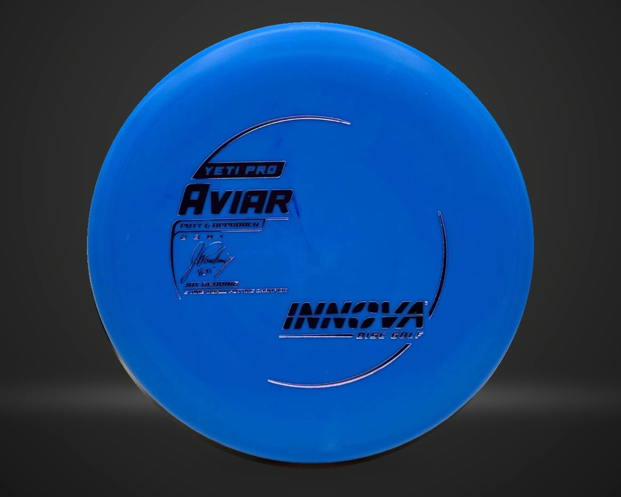 Innova Pro Yeti Aviar, Putter i blå, vist forfra