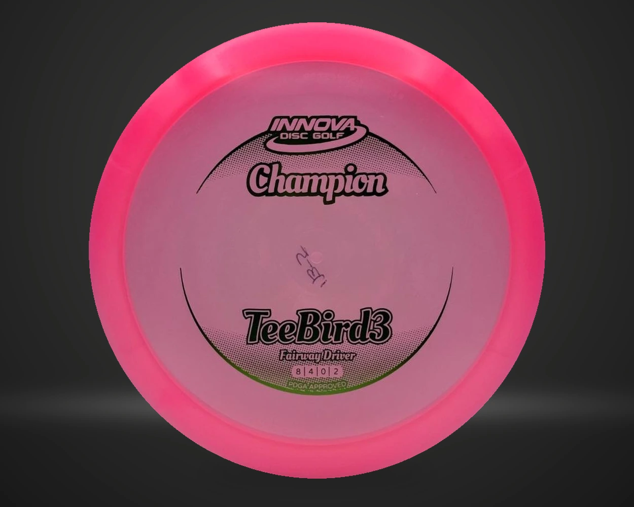 Innova Champion Teebird3, Fairway Driver i rosa, vist forfra