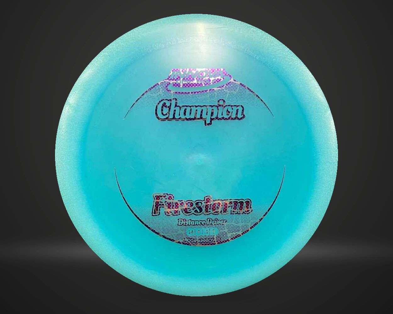 Innova Champion Firestorm, Fairway Driver i blå, vist forfra
