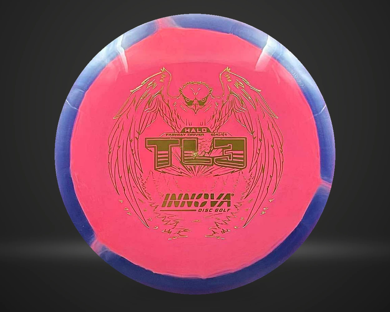 Innova Halo Star TL3, Fairway Driver i rosa, vist forfra