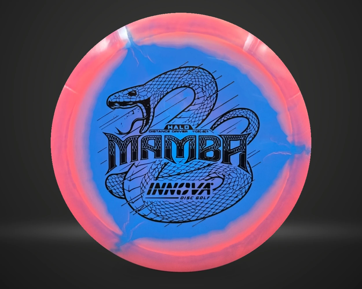 Innova Halo Star Mamba, Distance Driver i blå, vist forfra