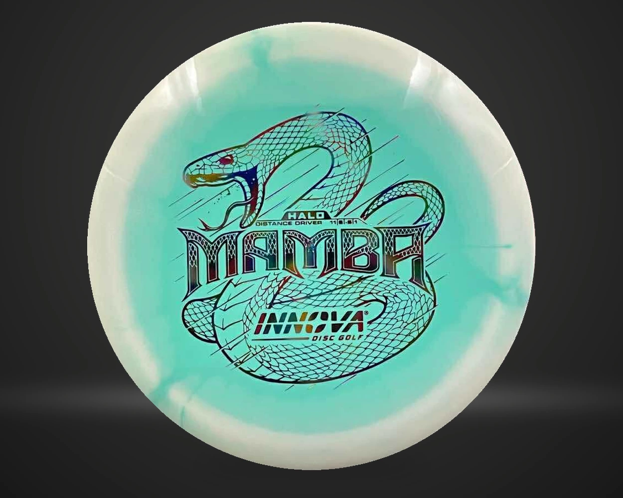 Innova Halo Star Mamba, Distance Driver i grønn, vist forfra