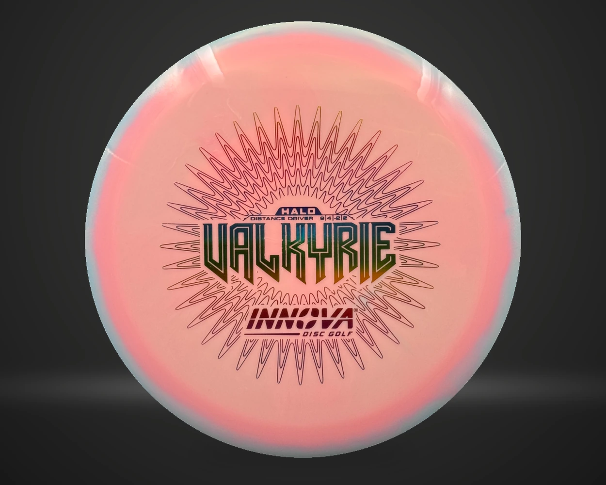 Innova Halo Star Valkyrie, Distance Driver i rosa, vist forfra