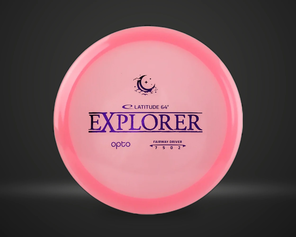 Latitude Opto Moonshine Explorer, Fairway Driver i rosa, vist forfra
