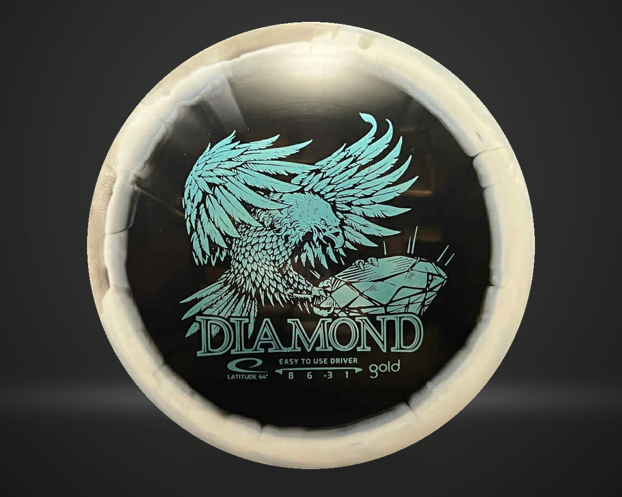 Gold Orbit Diamond - Inverted stamp