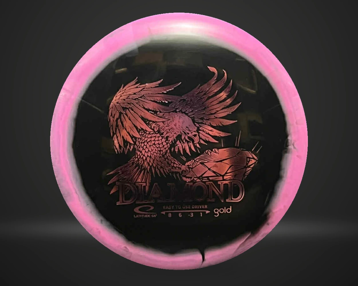 Gold Orbit Diamond - Inverted stamp