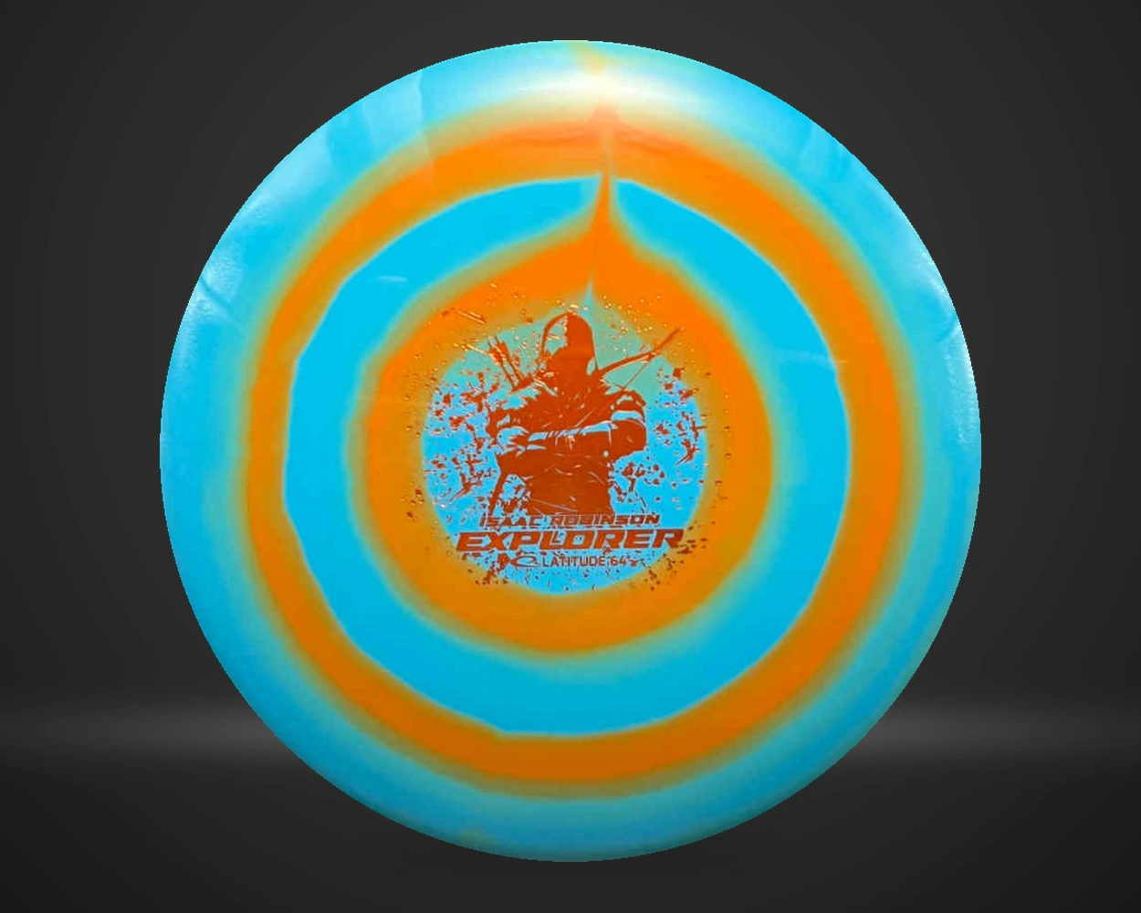 Latitude Gold Bullseye Explorer, Fairway Driver i blå, vist forfra
