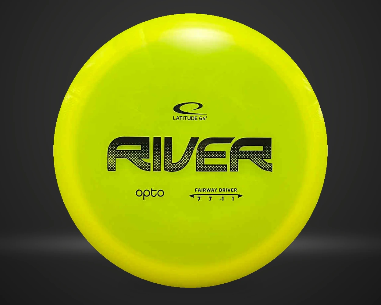 Latitude Opto River, Fairway Driver i gul, vist forfra