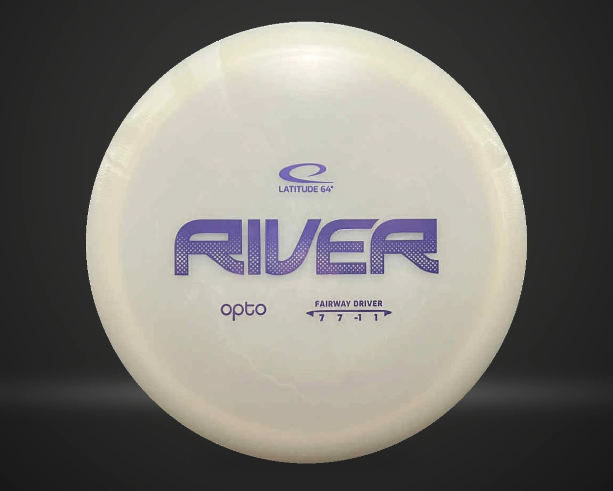 Latitude Opto River, Fairway Driver i hvit, vist forfra