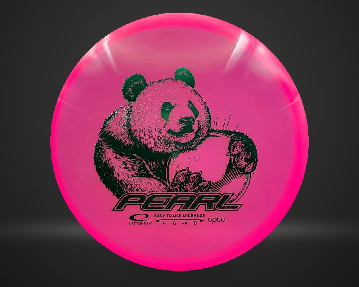 Latitude Opto Pearl, Midrange i rosa, vist forfra