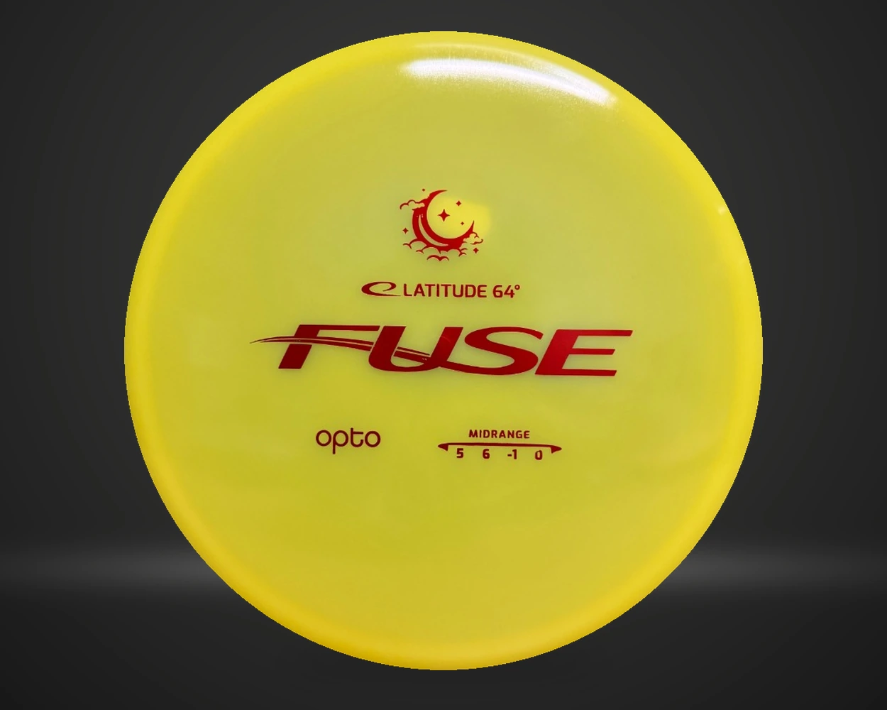 Latitude Opto Moonshine Fuse, Midrange i gul, vist forfra