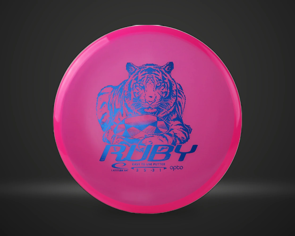 Latitude Opto Ruby, Putter i rosa, vist forfra