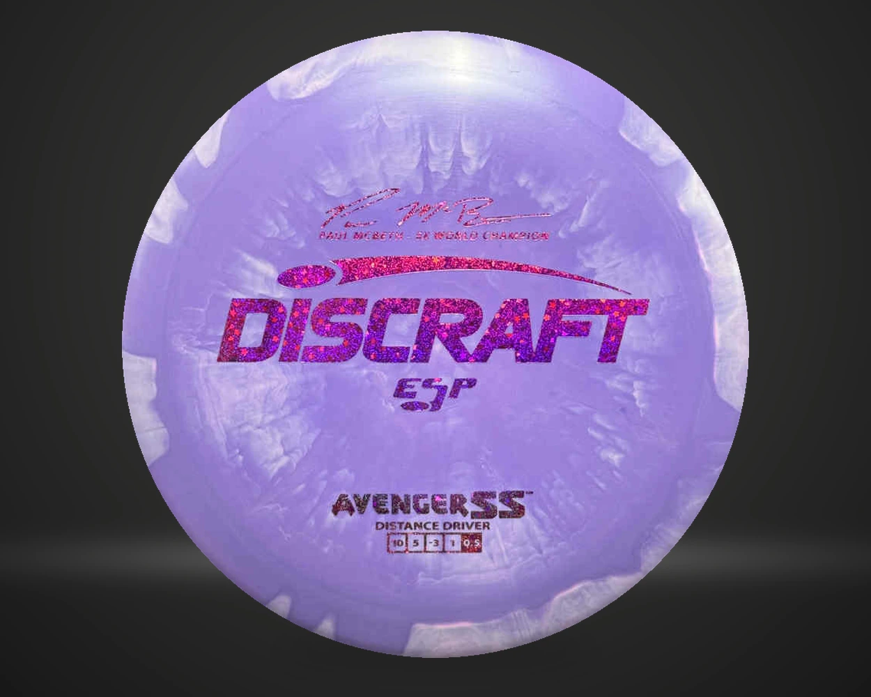 ESP Avenger SS distance driver i lys beige, vist forfra på mørk produktbakgrunn