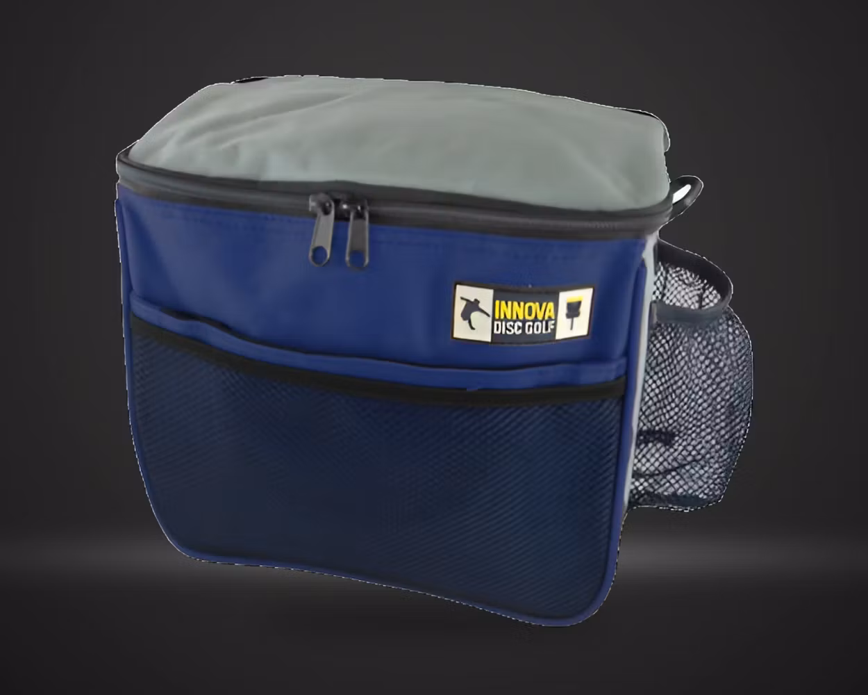 Innova Starter Bag discgolfsekk i blå, vist forfra på mørk produktbakgrunn
