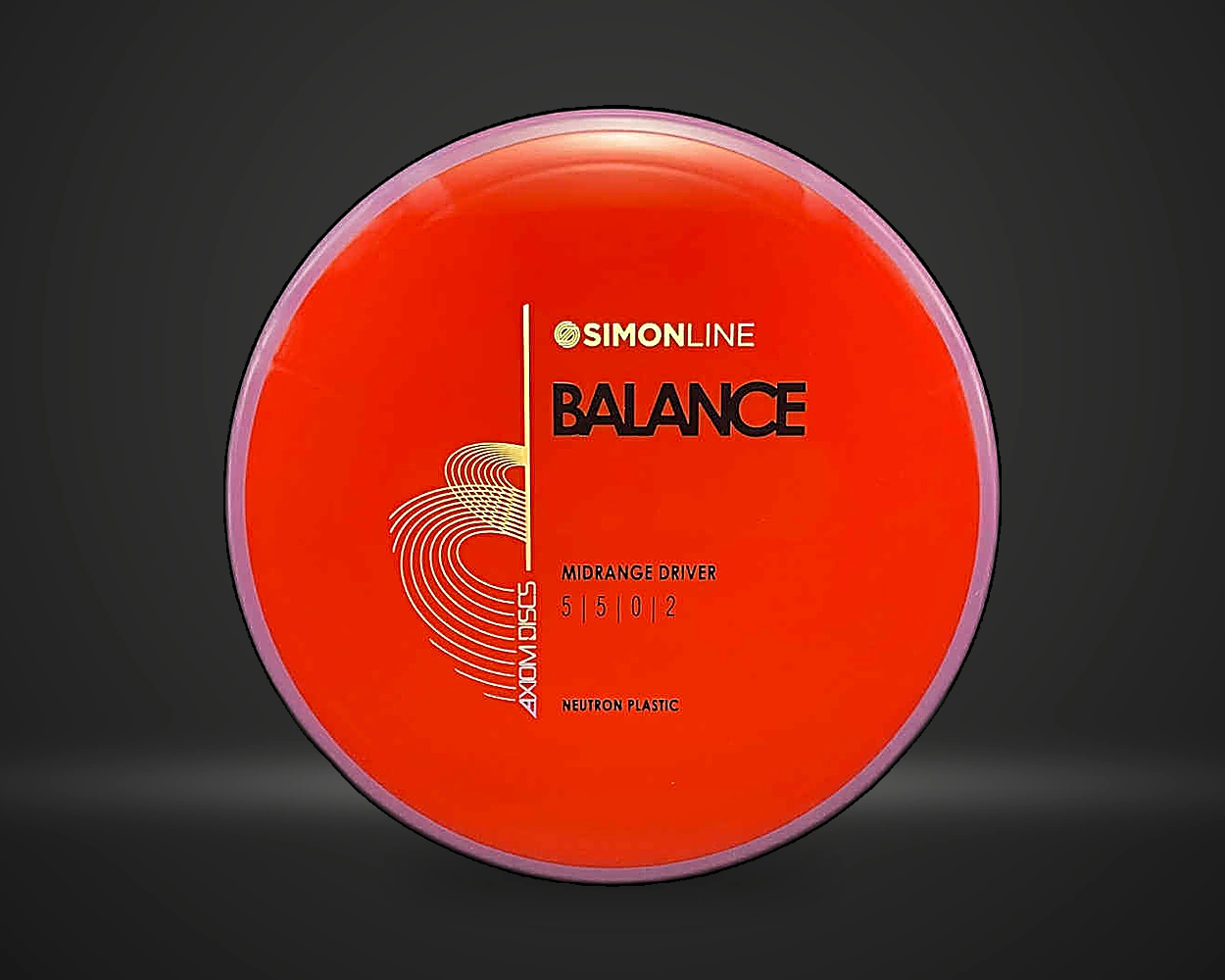 Neutron Balance Simon Line midrange i lys blå, vist forfra på mørk produktbakgrunn