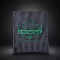 GolfKonges håndkle med karabinkrok