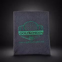 GolfKonges håndkle med karabinkrok