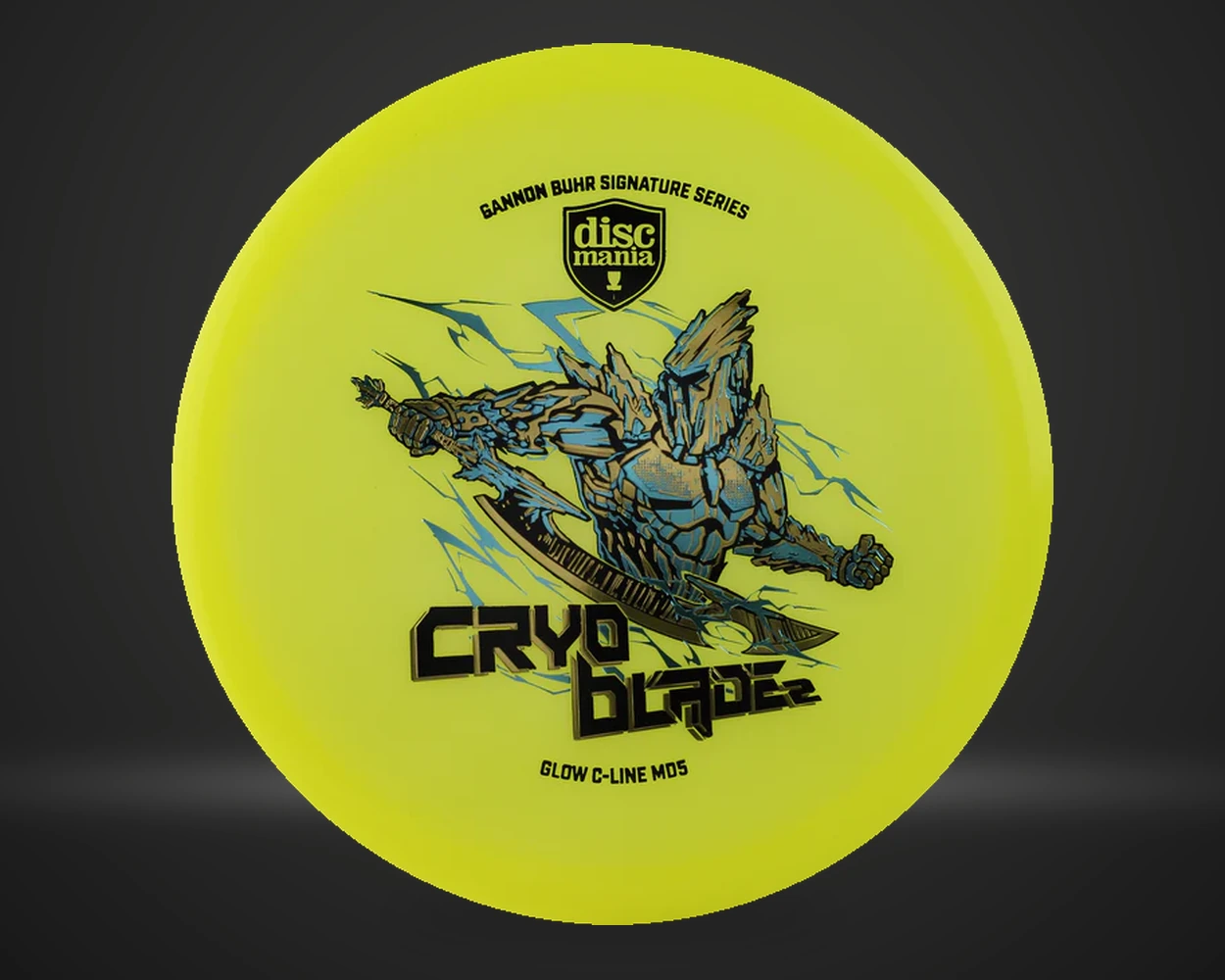 C-Line Glow MD5 Cryo Blade 2 – Gannon Buhr midrange i gul, sett forfra