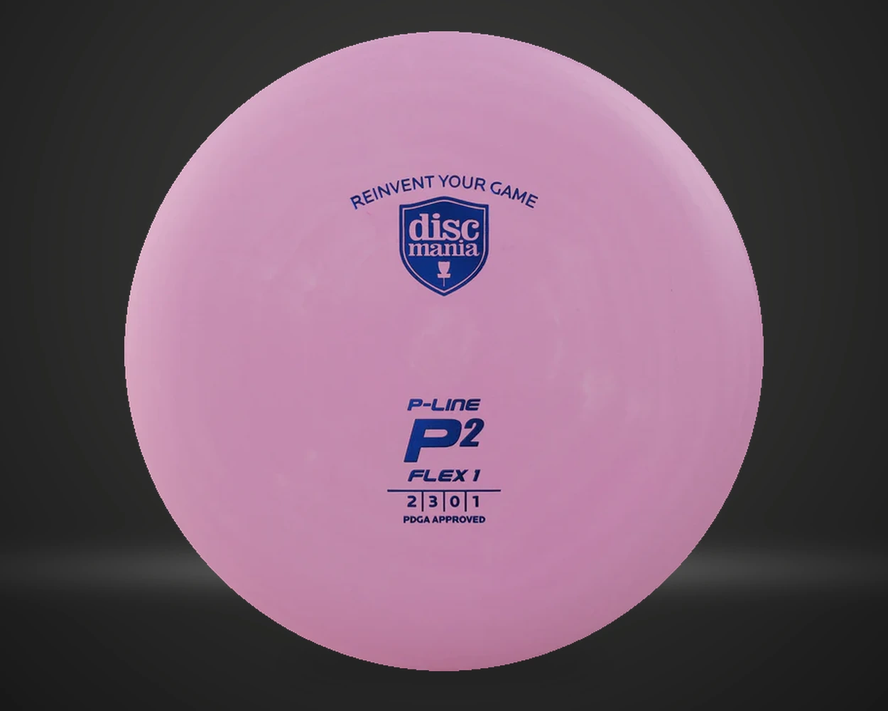 P-Line P2 Flex 1 putter i rosa, sett forfra