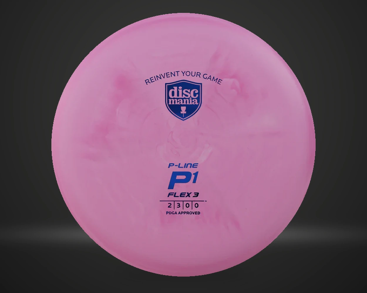 P-Line P1 Flex 3 putter i rosa, sett forfra