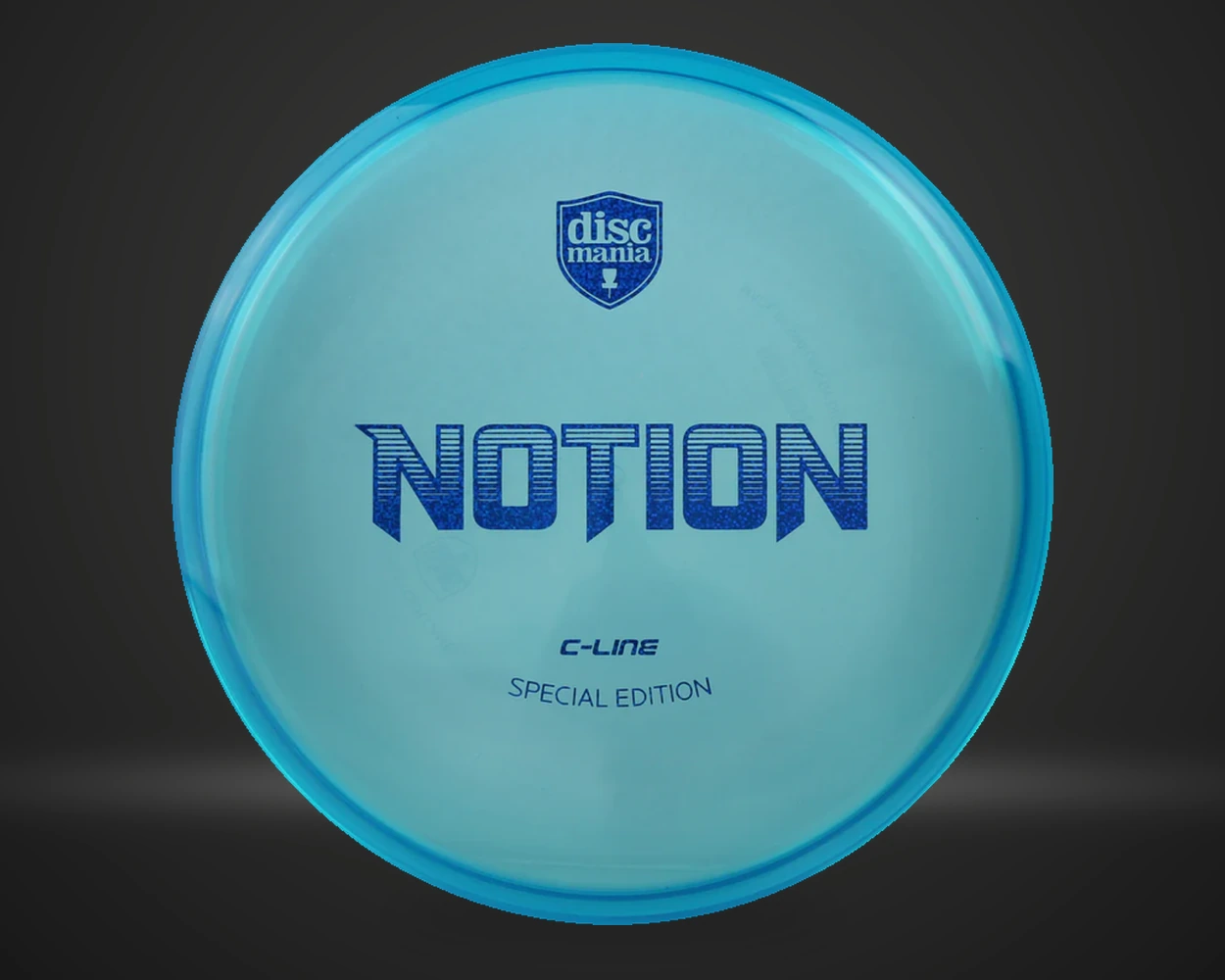 C-Line Notion Special Edition putter i blå, sett forfra