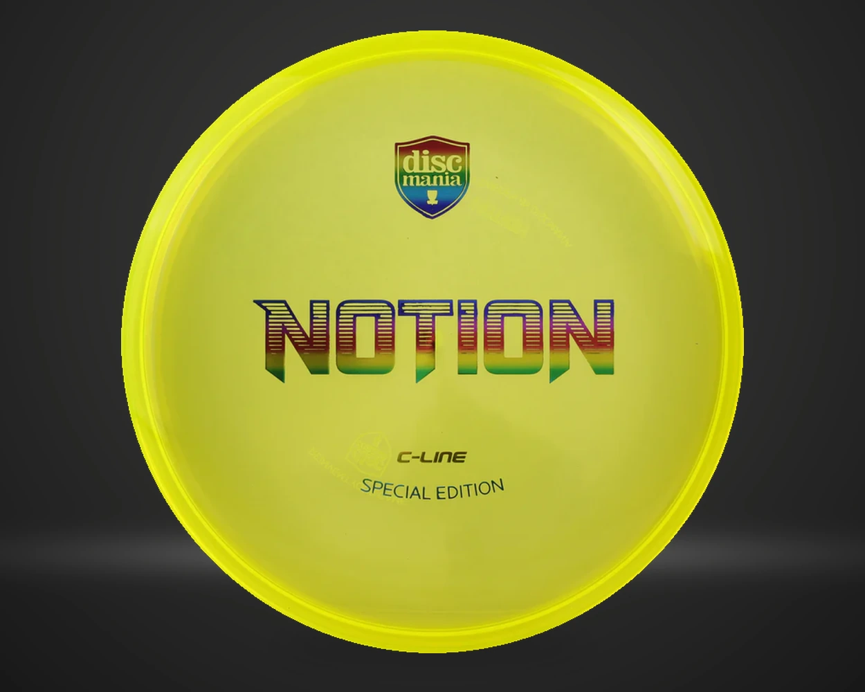 C-Line Notion Special Edition putter i gul, sett forfra