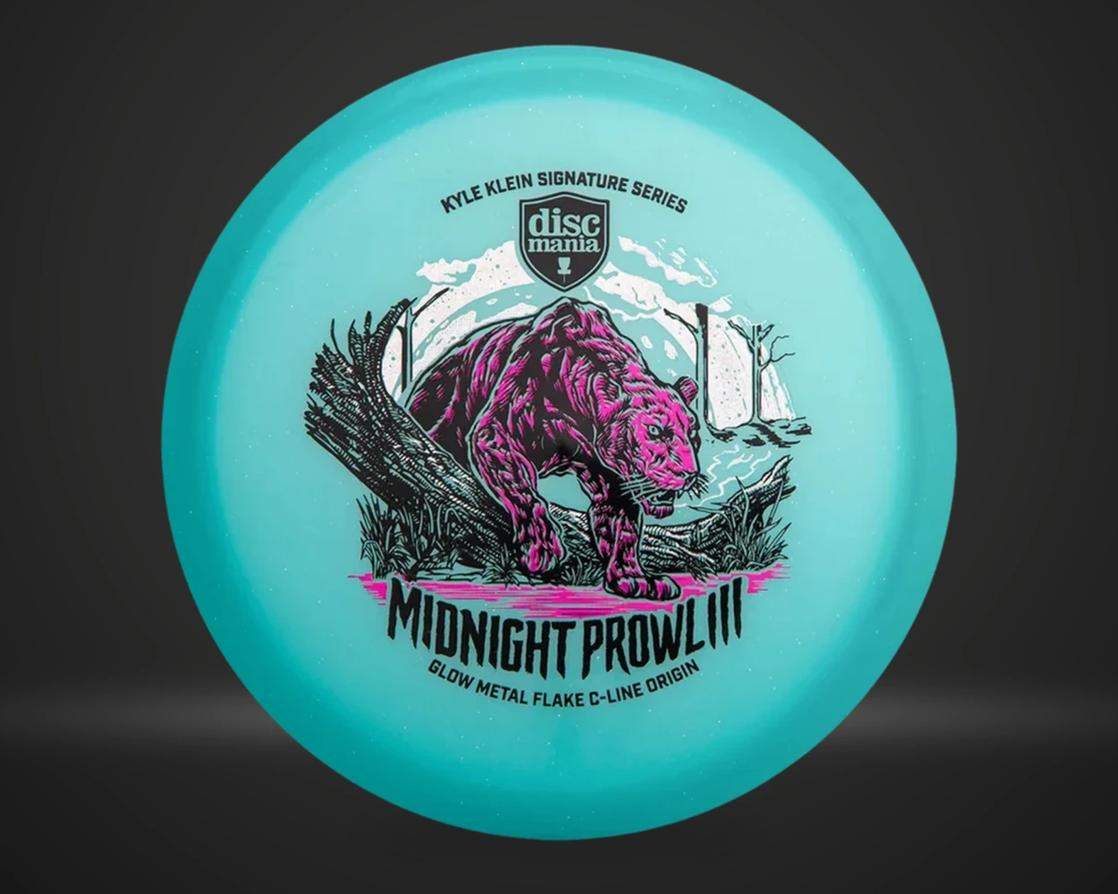 Discmania Midnight Prowl 3 – Kyle Klein Glow Metal Flake C-Line Origin – produktbilde 2