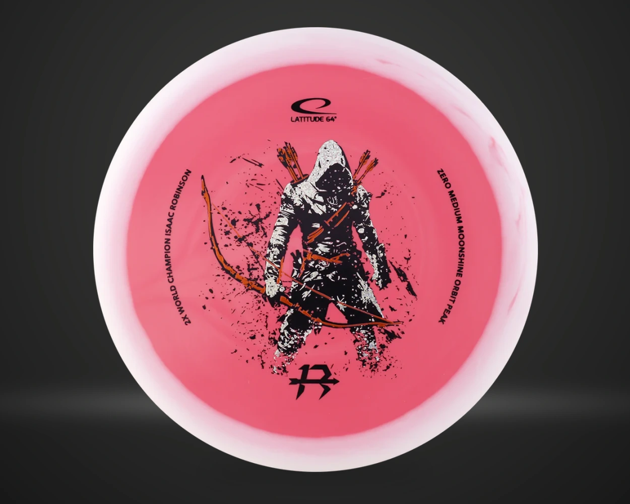 Latitude 64 Zero Medium Moonshine Orbit Peak – Isaac Robinson discgolf-disc