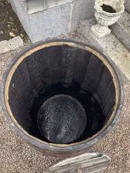 Whiskyfat 200 liter med öppningsbart lock