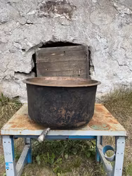Tvättgryta koppar