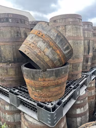 Halvt whiskyfat 30 liter