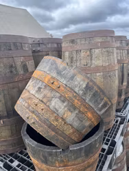 Halvt whiskyfat 30 liter