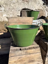 Vintage emaljerad balja