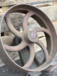 Industriellt maskinhjul gjutjärn