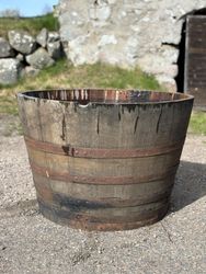 Halvt whiskyfat 250 liter - hög modell