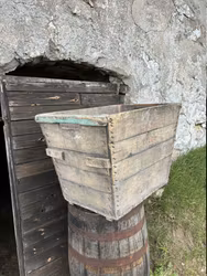 Vintage fransk trälåda Bonnet thierus