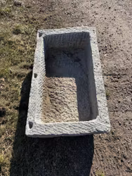 Stort kalkstenstråg 106x61cm