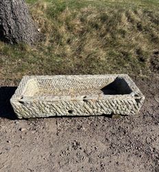 Stort kalkstenstråg 123x54cm