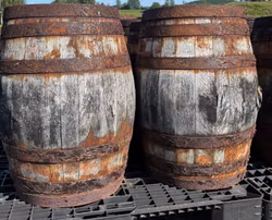 Whiskyfat 60 liter med patina