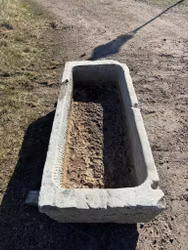 Stort kalkstenstråg 152x63cm