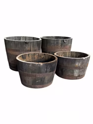 4st halva whiskyfat 30 liter & 60 liter - Fri frakt!