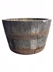 Halvt whiskyfat 30 liter