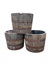 Halvt whiskyfat 60 liter
