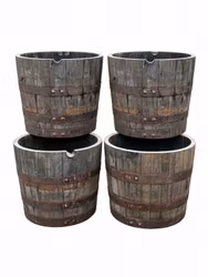 4st Halva whiskyfat 60 liter - Fri frakt