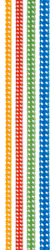 Cords, 5 mm, Red